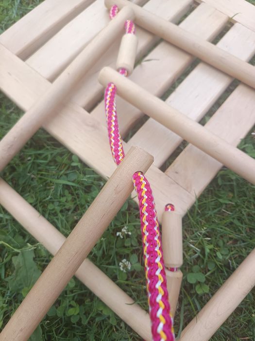 Huśtawka dla Maluszka, drewniana