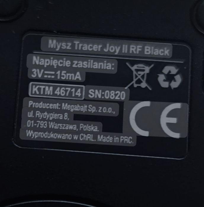 Myszka bezprzewodowa tracer