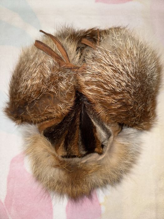 Futrzana czapka z lisa