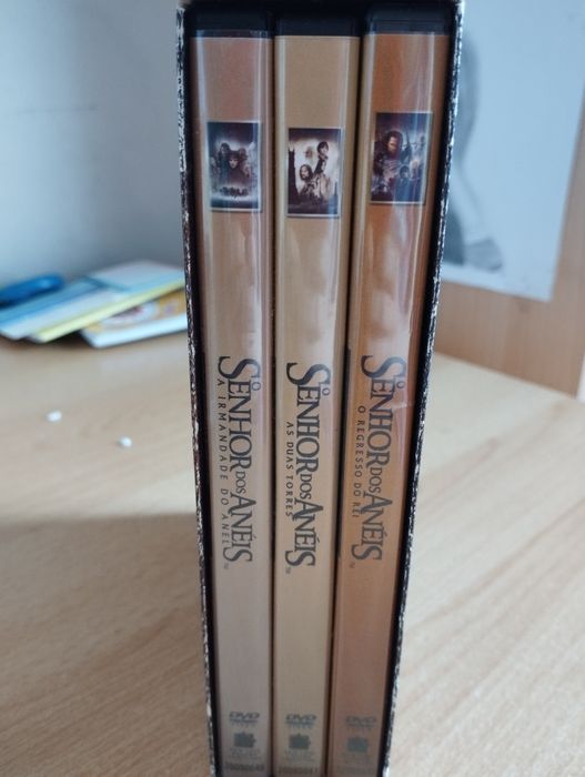 DVDs "O Senhor dos Anéis"