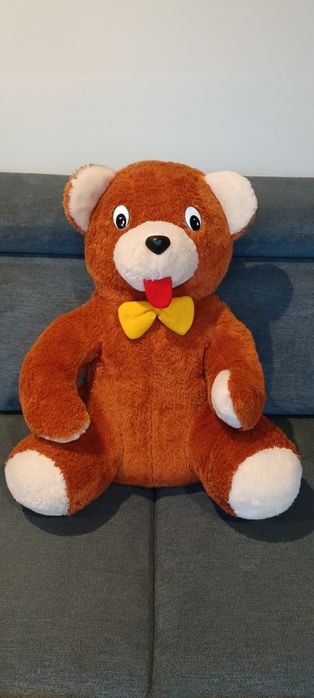Duży miś maskotka, przytulanka wysokość 60 cm od pupy.