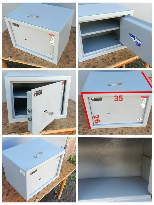 Сейф 11 кг  со съёмной полкой для документов А4