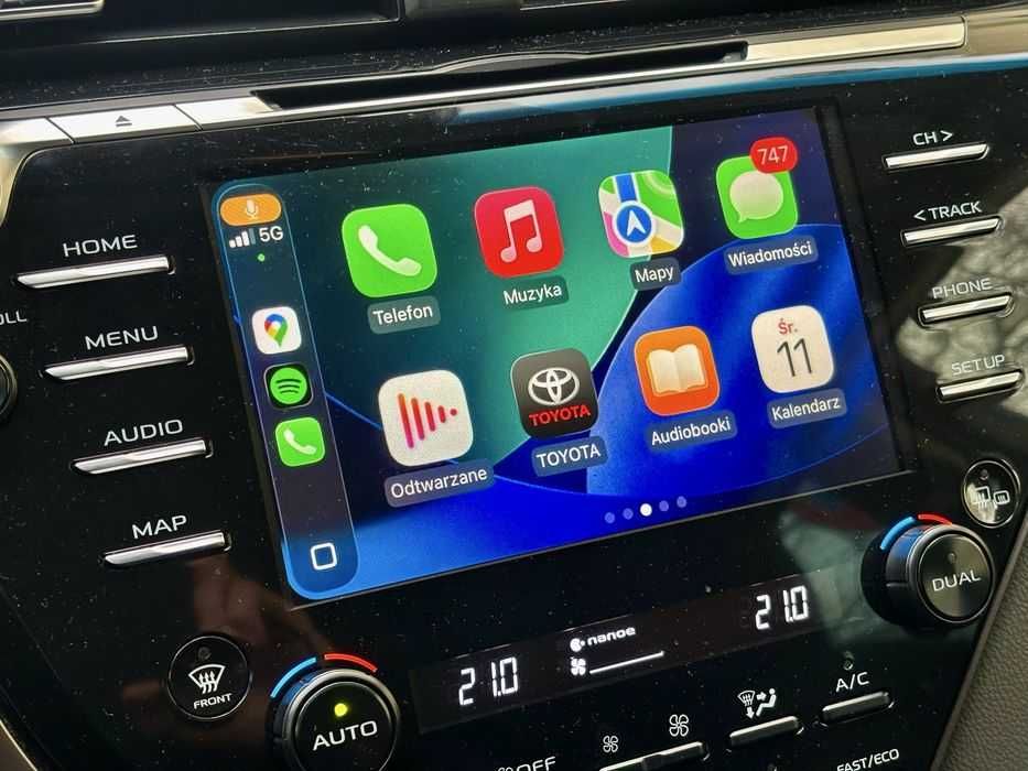 Toyota CarPlay Android Auto Aktywacja Toyota Rav4 Corolla C-HR Camry