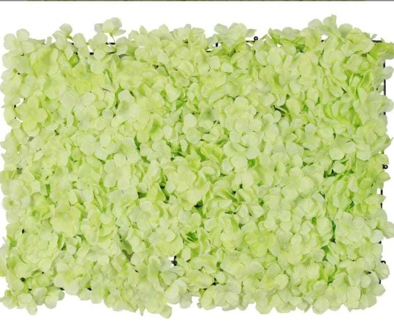 Painel Jardim Vertical de Parede com Flores Artificiais