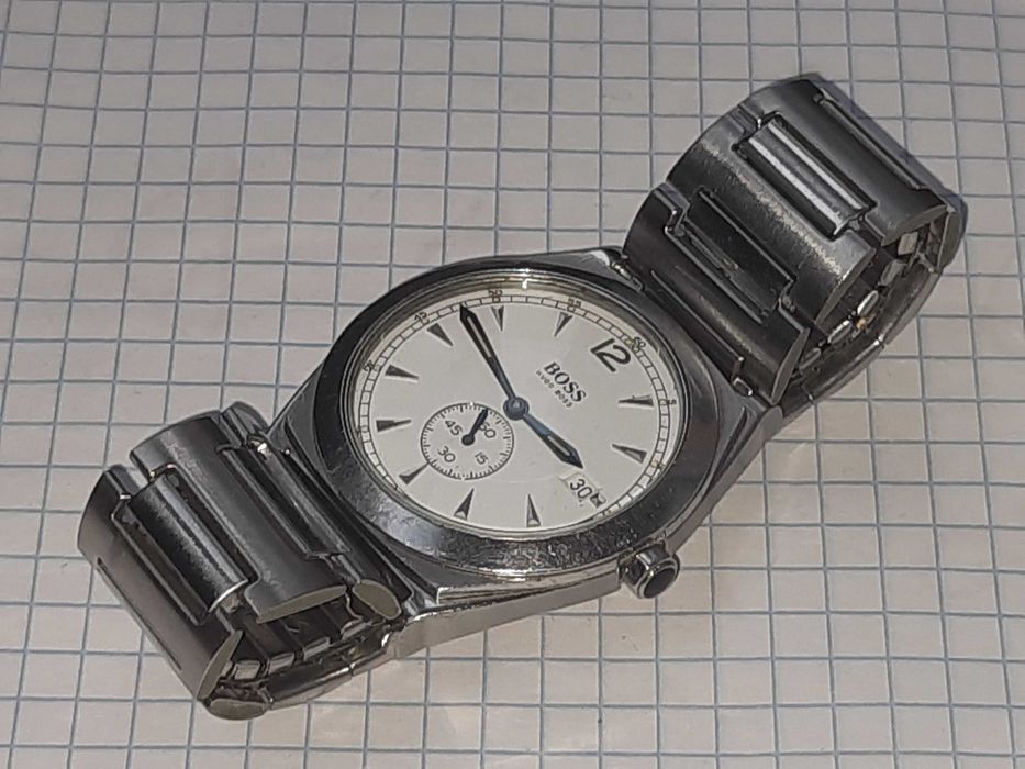 Шикарний чоловічий вінтажний годинник Hugo Boss