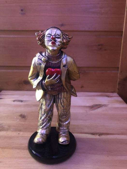 Figuras palhaços em prata de lei 925.