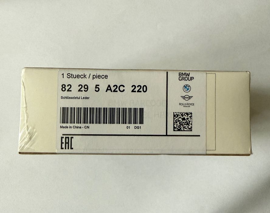 Oryginalne etui na kluczyk BMW 3. generacji, czarne