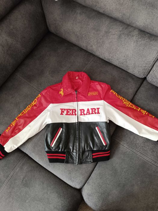 Kurtka skórzana ferrari