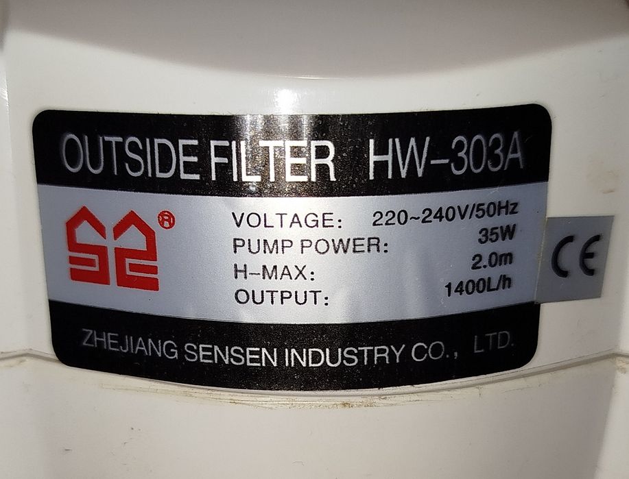 Filtr kubełkowy sun sun HW-303A