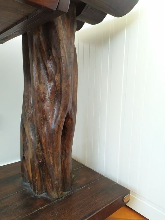 Mesa/secretária madeira maciça