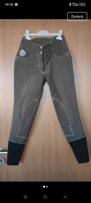 Bryczesy zestaw s, xs lub 165