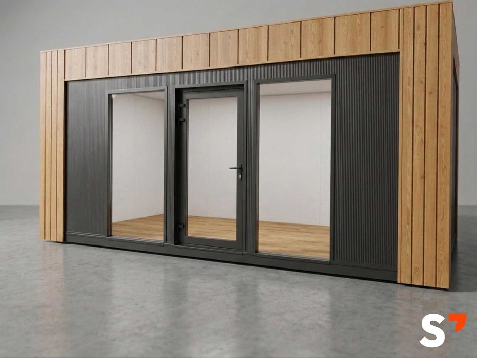 Kontener Pawilon Biurowy, Fryzjerski 4x3(400cm x 300cm) - STAGO Łomża