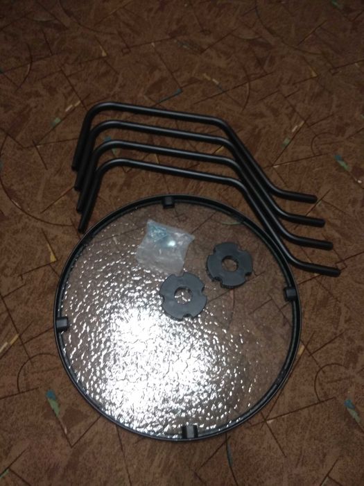 Комплект набір садових меблів ротанг зі скляним столиком, набор мебели