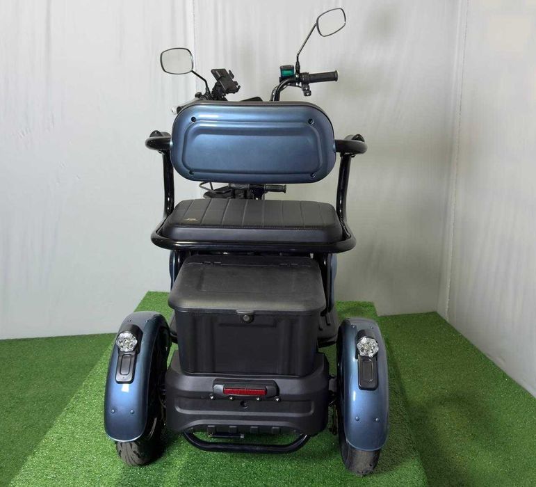 Електротрицикл OSCAR TRIO-1 1200W 72V 20Ah синій, графен АКБ