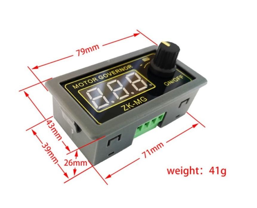 ШИМ контроллер скорости двигателя постоянного тока. DC 5-30 V, ZK-MG