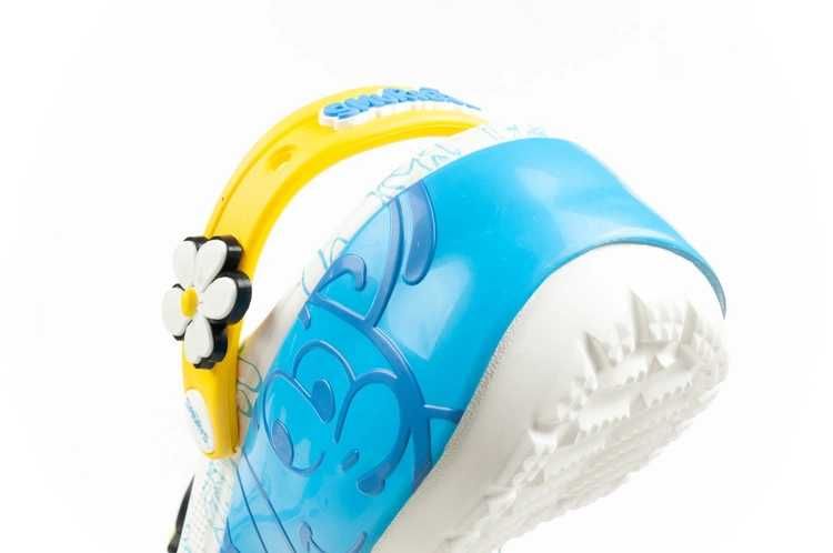 Crocs Smurfs klapki chodaki damskie na platformie Smerfy r. 36-42