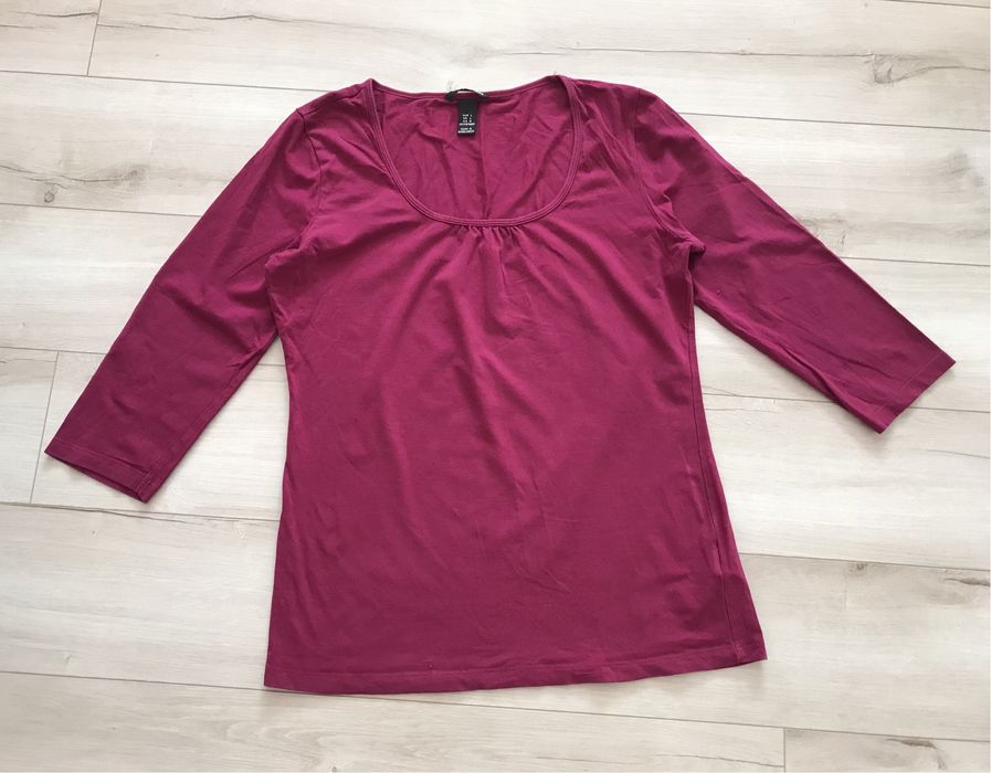 Футболка з четвертними рукавами, тонка кофта  H&M  роз. 48