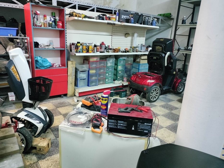 Reparação de scooters de mobilidade