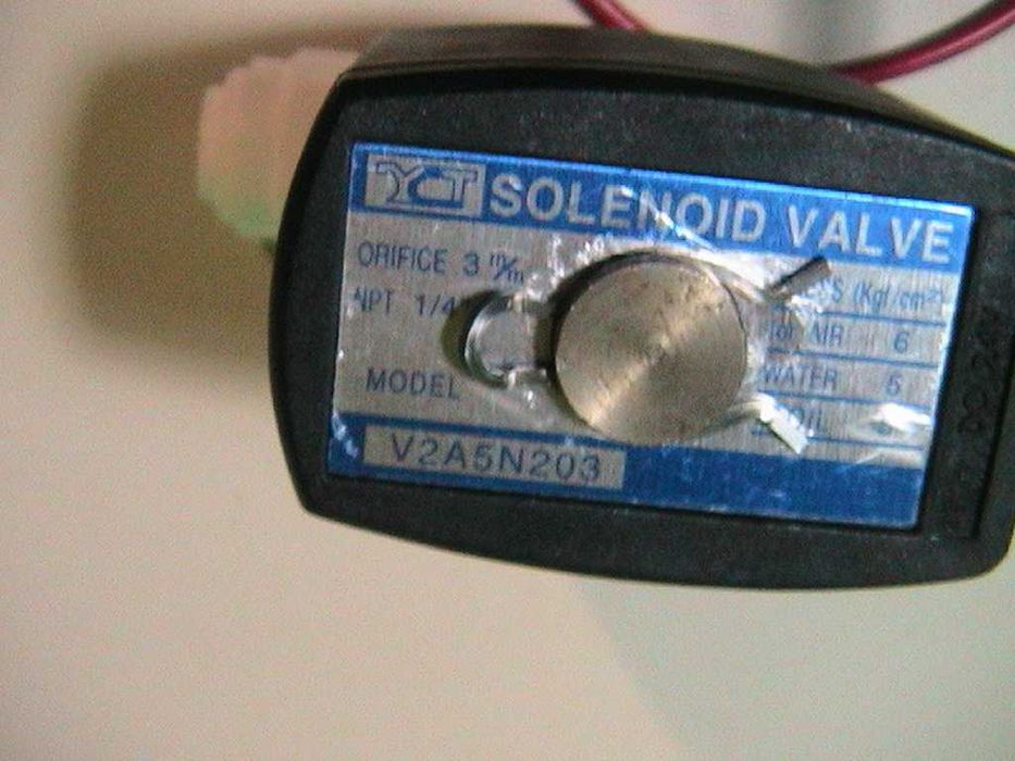 Клапан електромагнітний соленоїд НЗ 1/4 дюйма 24V.