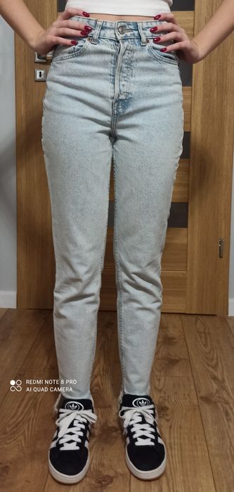 Jeans Spodnie mom