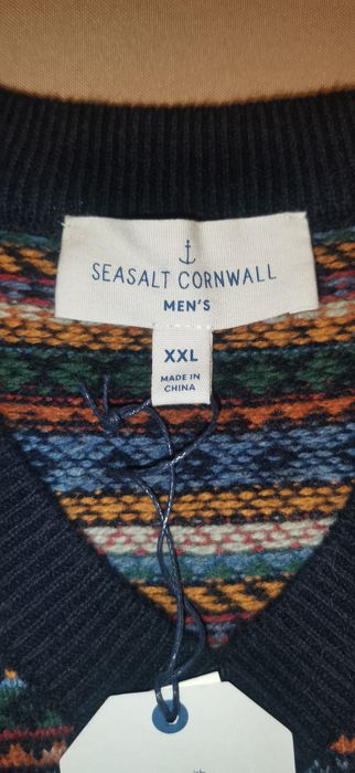 Жилетка із натуральної вовни Seasalt cornwall
