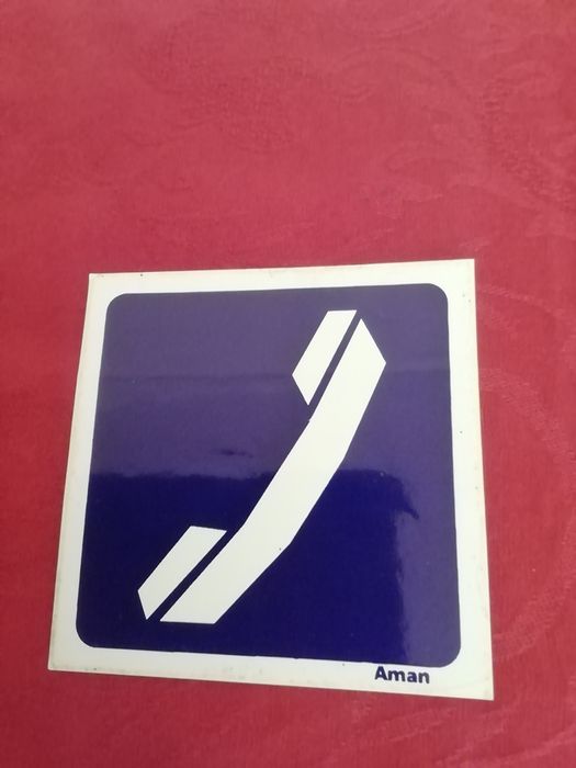 Autocolante telefone da Aman, novo