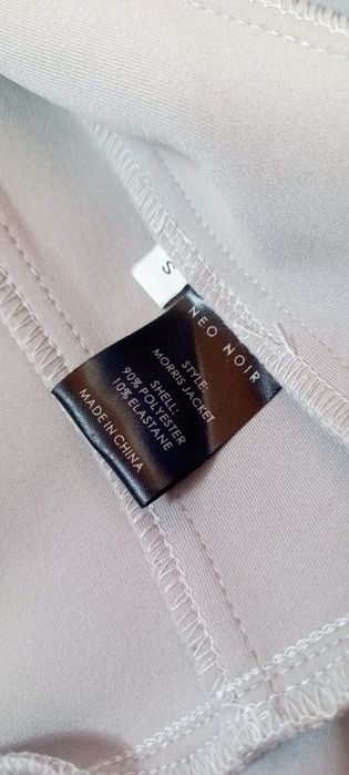 Elegancka kurtka wiosenna ramoneska z ozdobną falbanką Peek&Cloppenbug