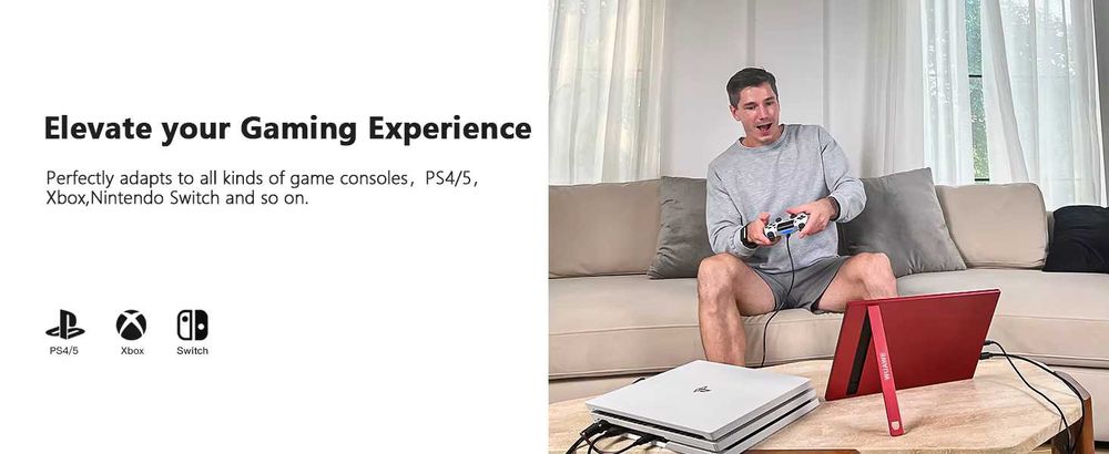 Портативний монітор [120Hz] 16" [FHD+ 1920*1200p] IPS [100% sRGB]