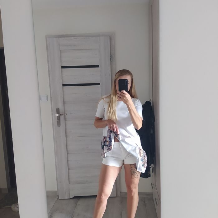 Ashton metryczna dłuższa bluzka/jak nowa, S/15zł