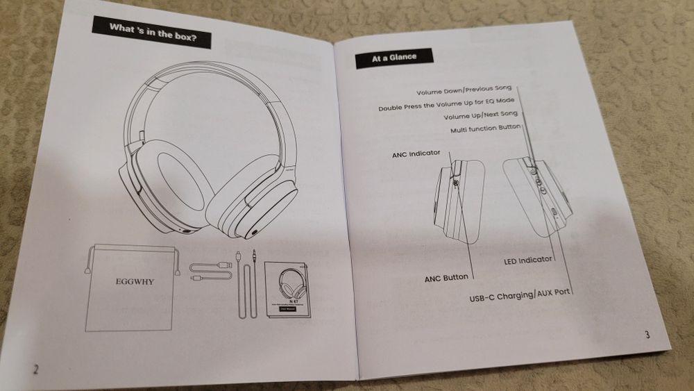 Słuchawki Bluetooth Eggwhy N67. Nowe.