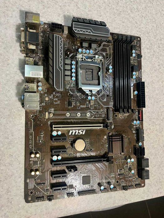 Материнская плата MSI Z270-A PRO + Celeron G3900 BOX