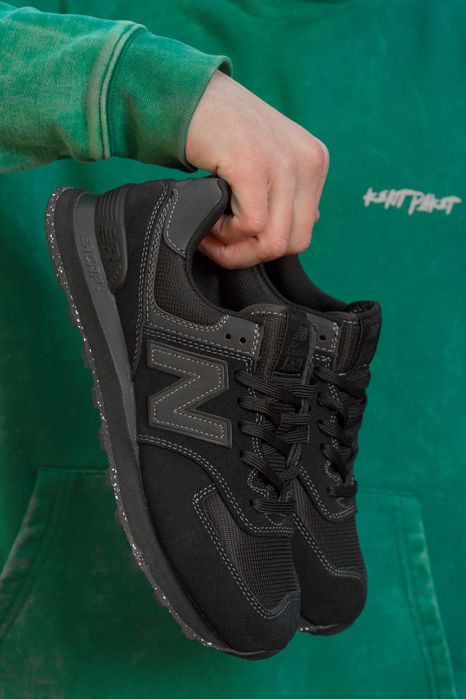 !!WOW!! New Balance 574 Classic Black | 38 39 40 41 42 43 44 45