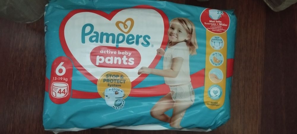 Підгузки трусики Pampers active baby 5, 6