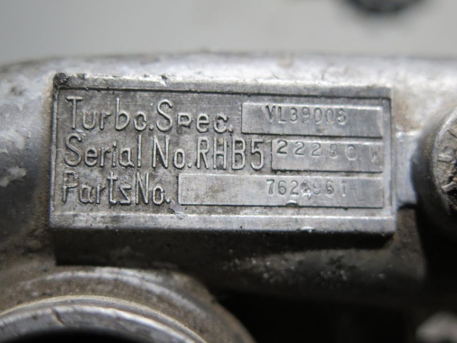 Turbo Fiat Uno Ref: Vl39008 | 7620961 1985 - 1991
