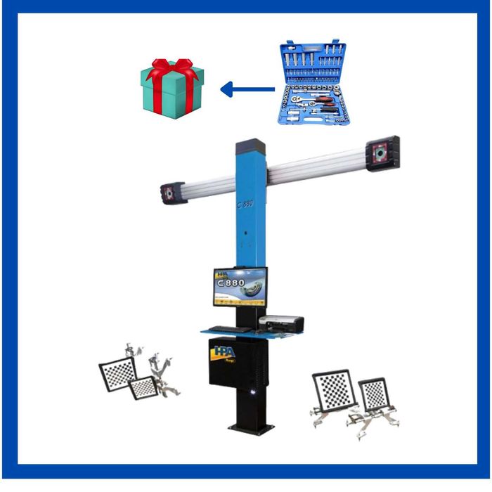 Стенд розвал-сходження C880 HPA на яму. Оплата частинами+Подарунок