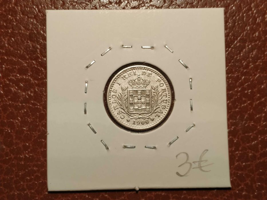 Portugal - moeda de 50 reis de 1900 (Monarquia)-preço por unidade