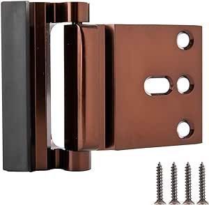 Zamek Blokada Drzwi Antywłamaniowe Brąz