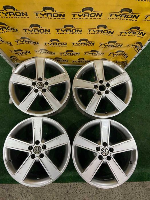 Титанові диски R17 5*100 7J ET38 DIA56.6, як нові