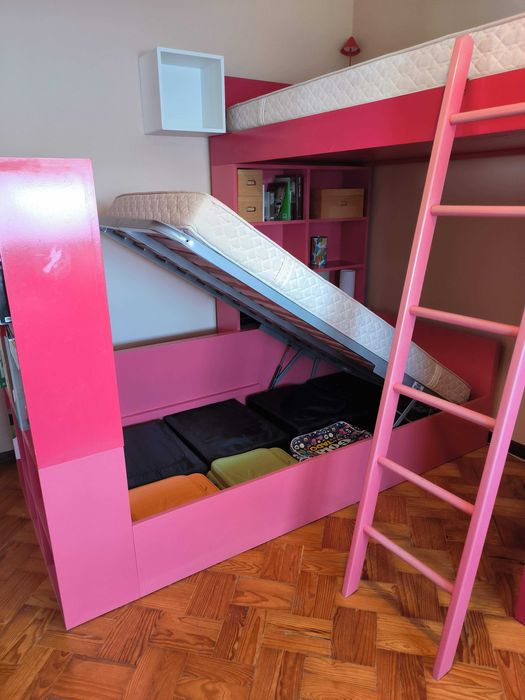 beliche com estantes