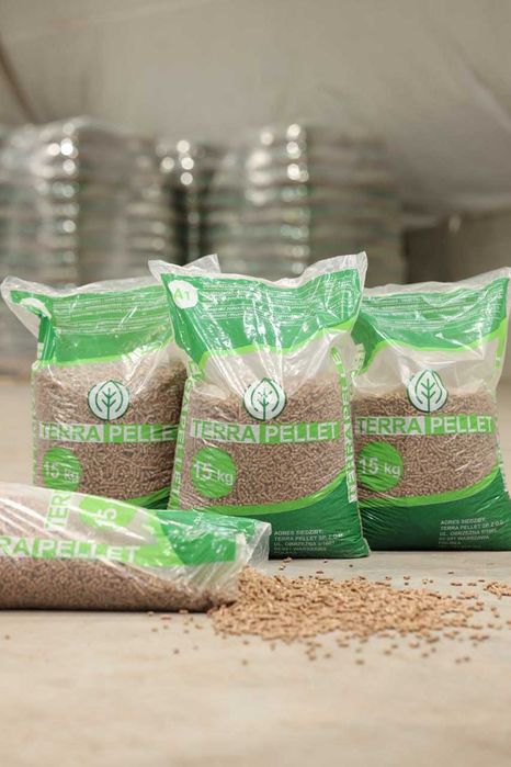 Pellet TERRA | Spalanie 18 MJ | Certyfikat, producent
