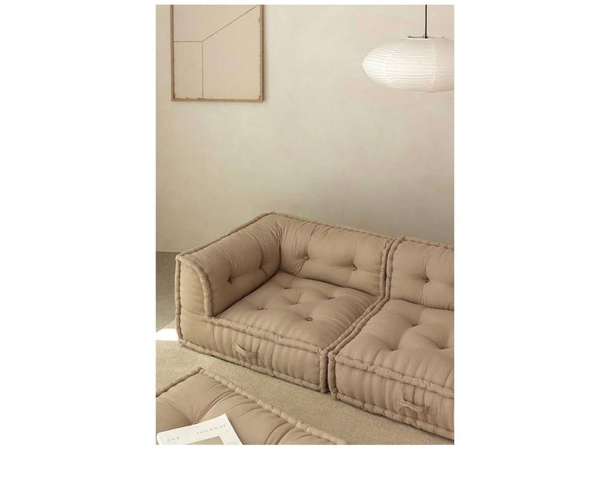 SKLUM Narożna sofa modułowa poduszki na palety