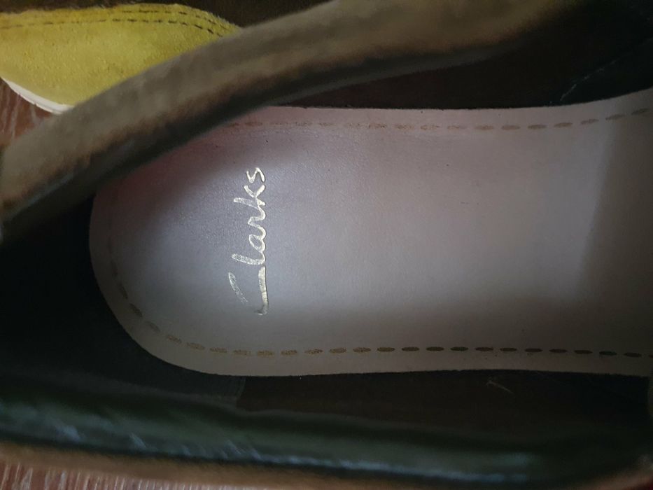 Мокасины слипоны clarks
