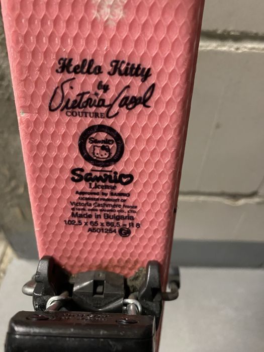 Zestaw narciarski dla dziewczynki - narty Hello Kitty i buty TecnoPro