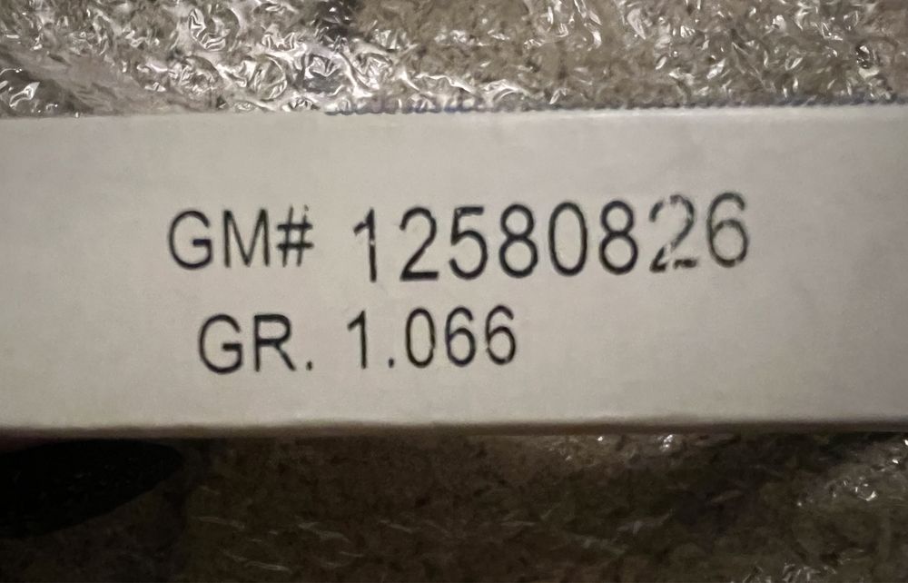 Ремень агрегатов, генератора, приводной GM# 12580826. Оригинал. Новый.