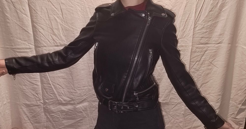 Кожана косуха від Zara Basic, Size: XS