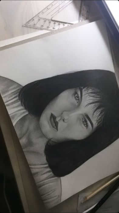 Portret, rysunek, obraz