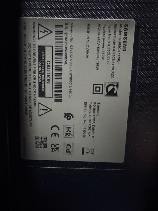 Samsung 65CU7179 Tizen 2023р 4K Ultra HD