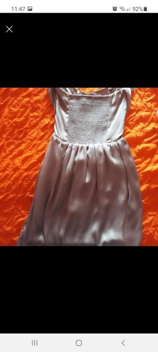 Vestido  de seda