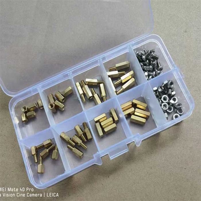 Espaçadores M2 latão (100pcs)