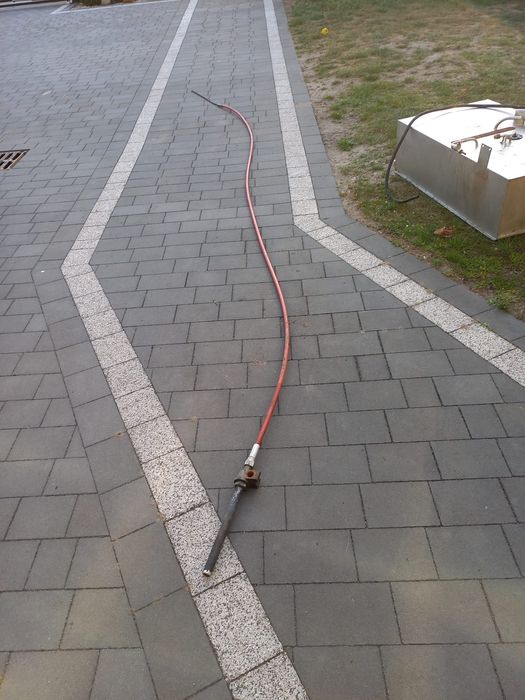 Linka sterociągu gruba z przekładnią 4m